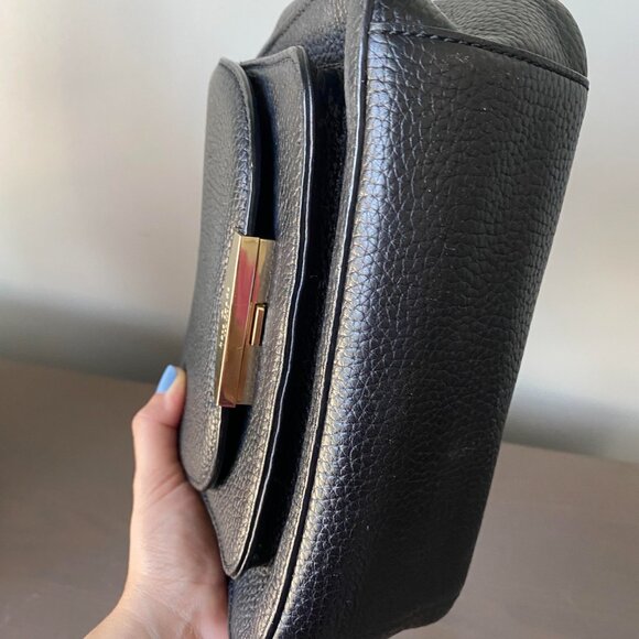 KATE SPADE Alexya Mini Black Pebbled Leather Crossbody Bag - Picture 5 of 14